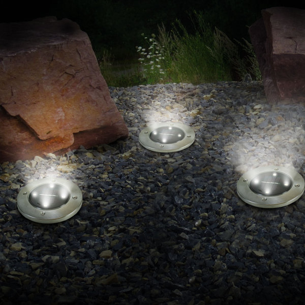 Touch of ECO Solar Powered LED Well Light Pack & Reviews Wayfair